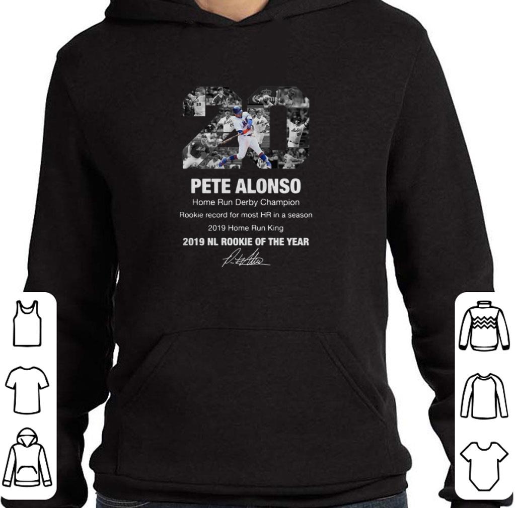 Awesome 20 Pete Alonso New York Mets 2019 NL rookie of the year signature shirt