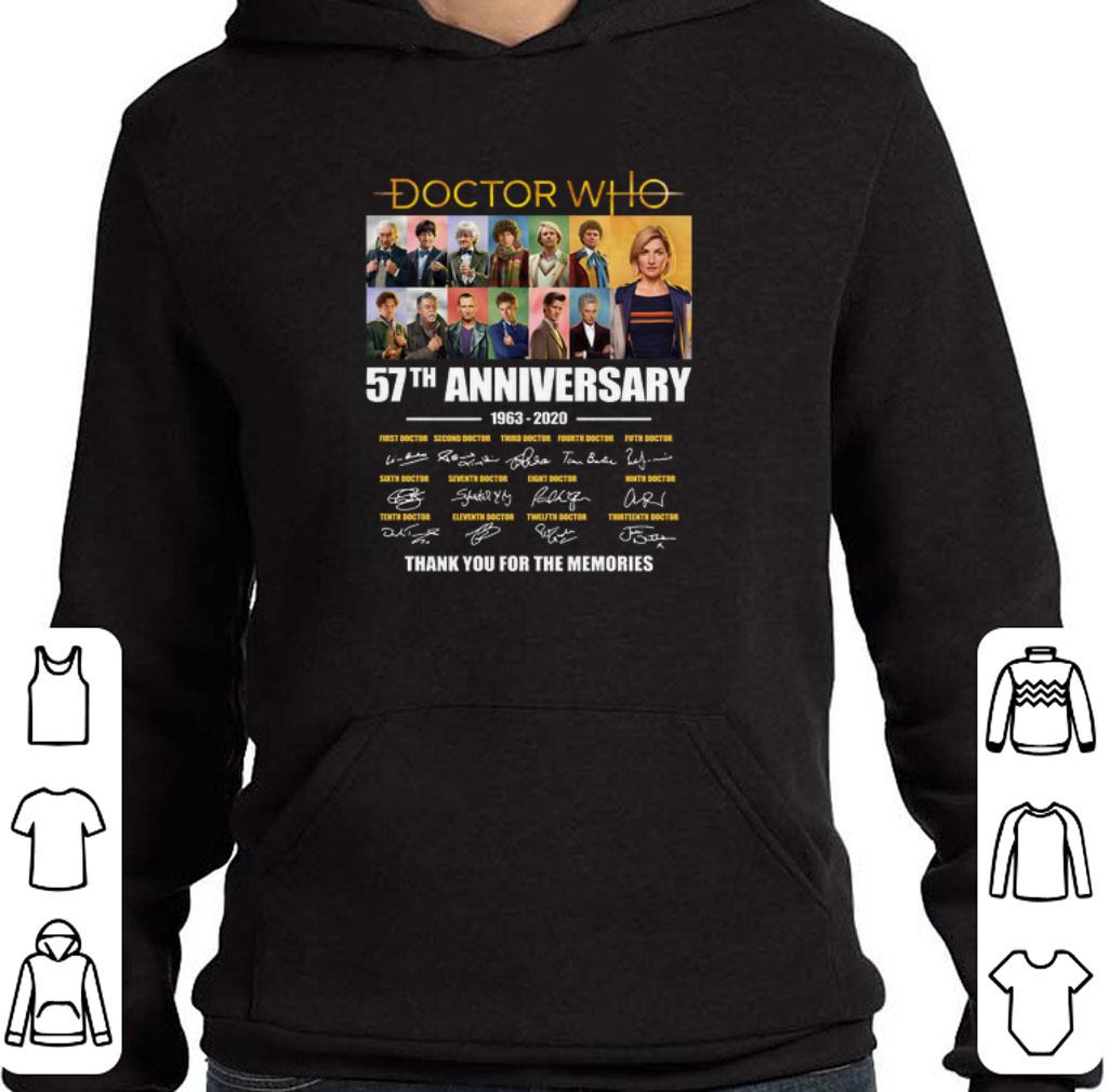 Awesome Doctor Who 57th Anniversary 1963-2020 signed thank for memories shirt 6 Awesome Doctor Who 57th Anniversary 1963-2020 signed thank for memories shirt