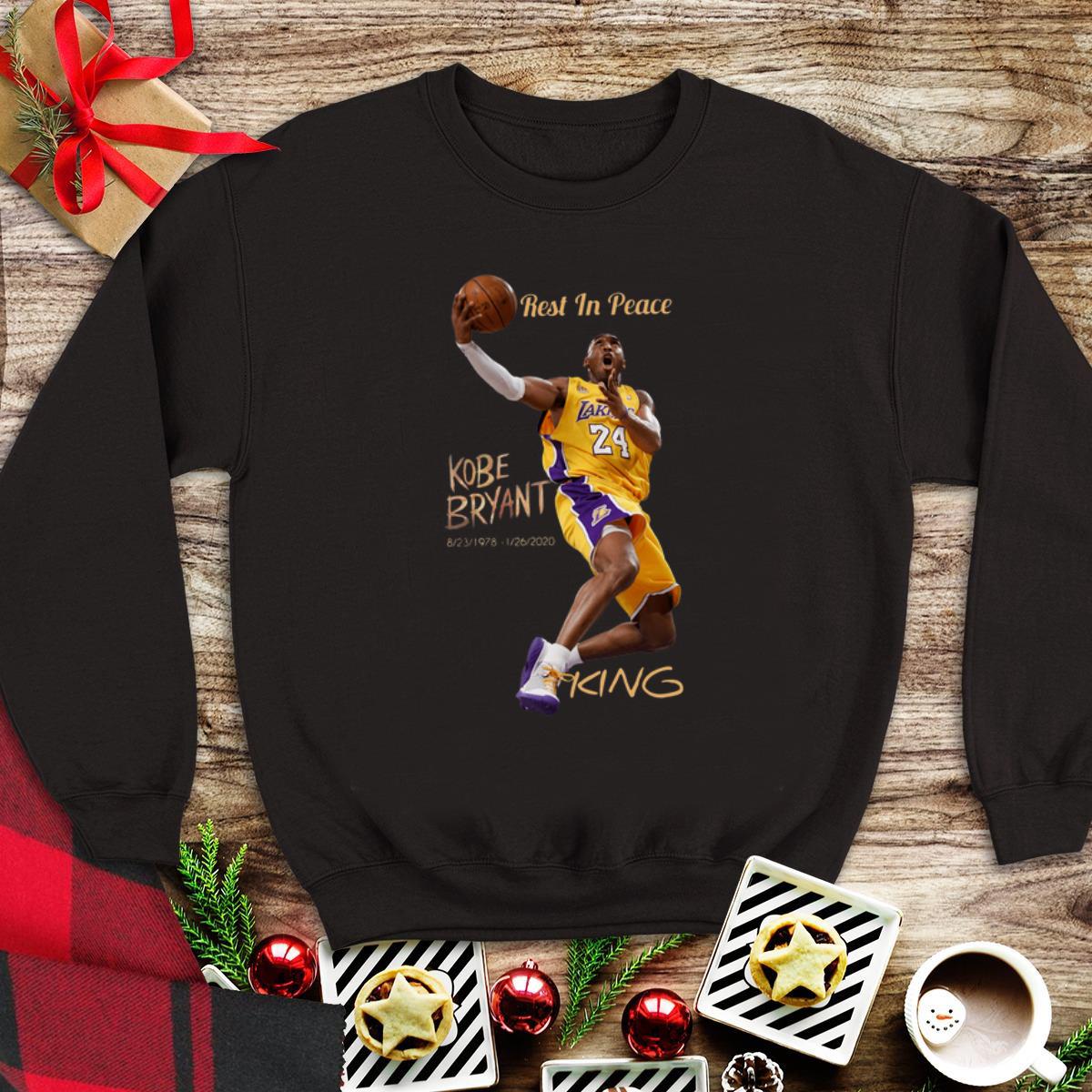 Awesome Rest In Peace Kobe Bryant King shirt