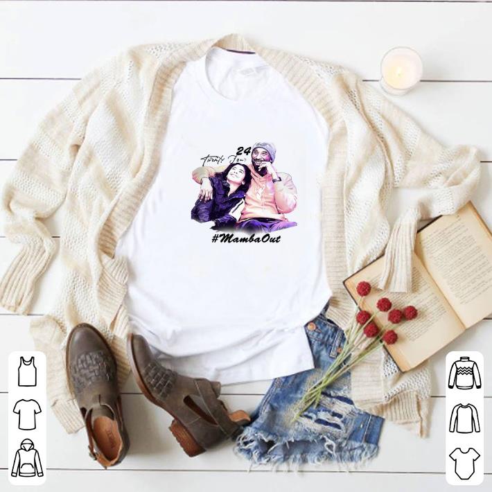 Nice 24 twenty four #mambaout Rip Kobe Bryant shirt