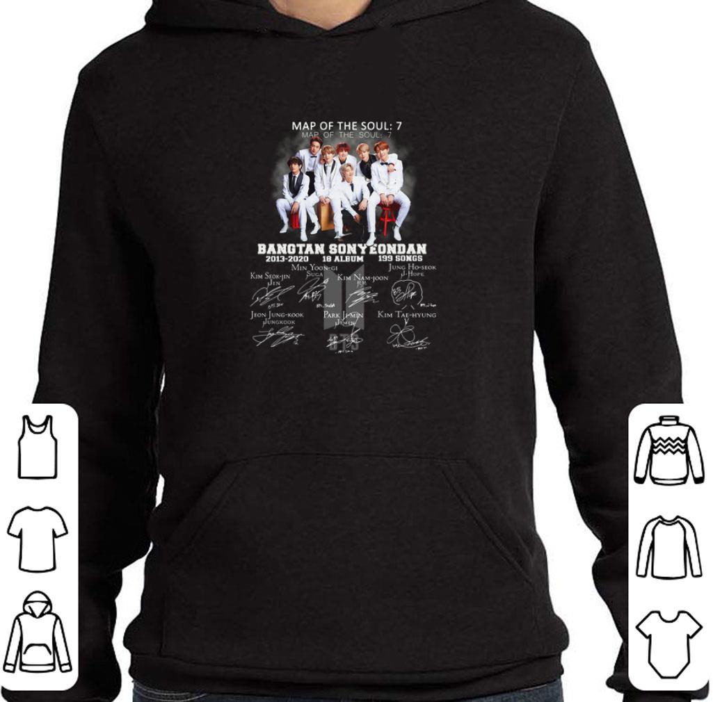 Original Map Of The Soul 7 Bangtan Sonyeondan 2013 2020 BTS signatures shirt