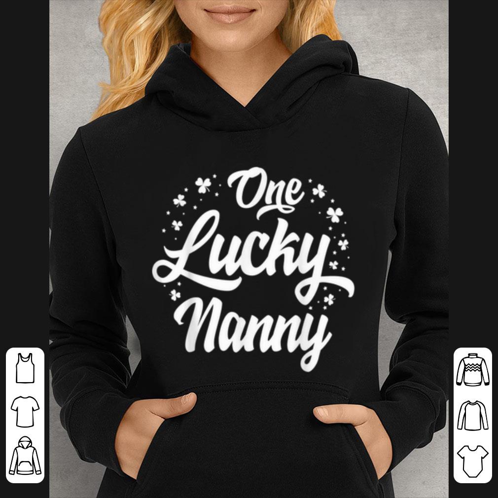 Original One Lucky Nanny St Patricks Day Irish Womens Green shirt