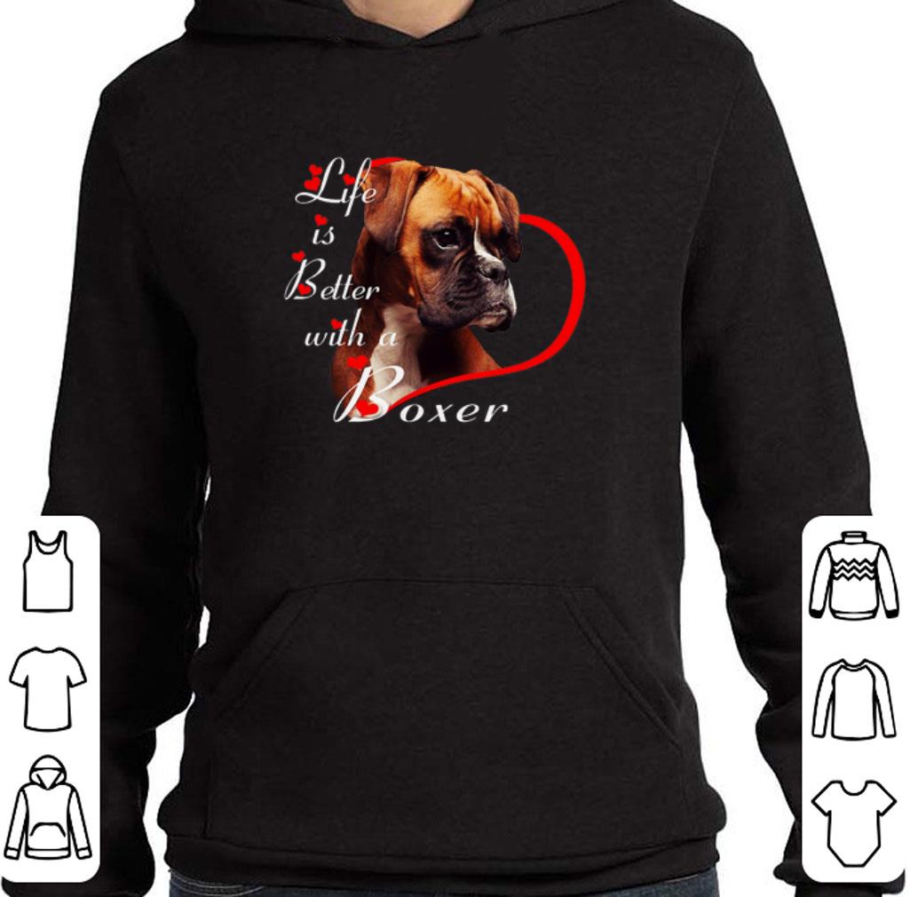 Premium Life is better with a Boxer dog love heart shirt 6 Premium Life is better with a Boxer dog love heart shirt