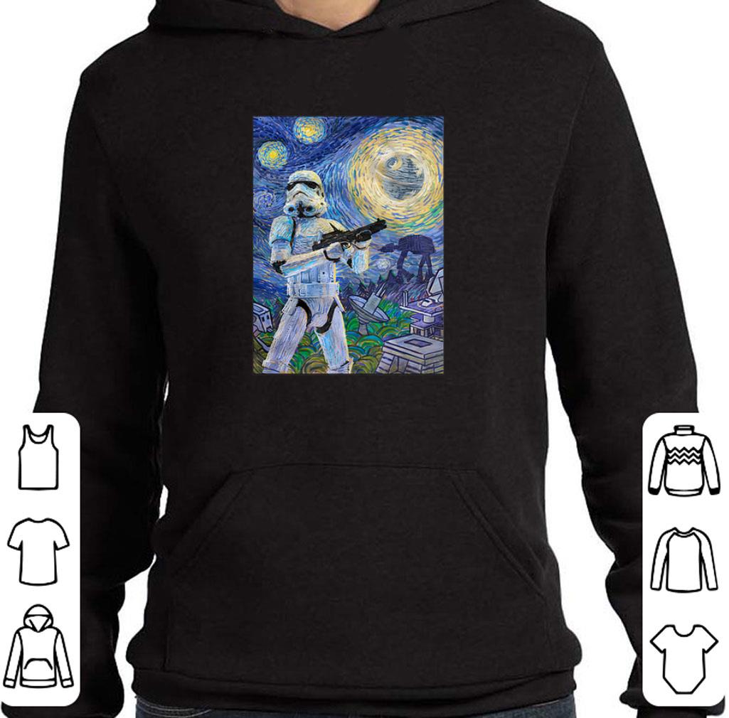 Premium Star Wars Stormtrooper Mashup Van Gogh Starry Night shirt