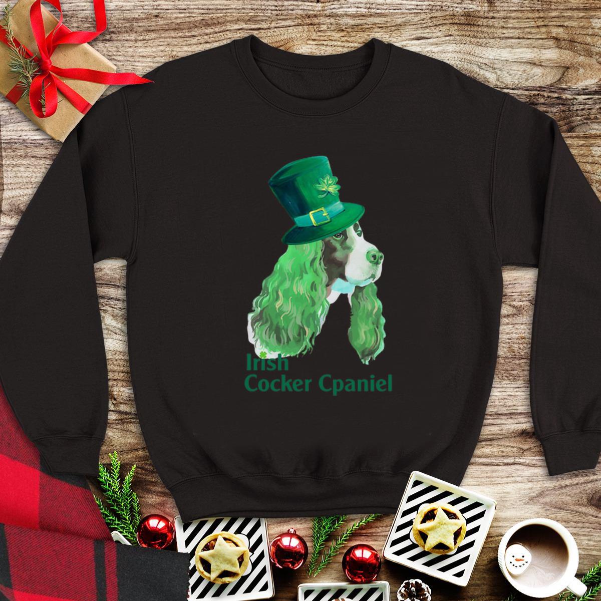 Premium irish cocker spaniel st patrick's day shirt