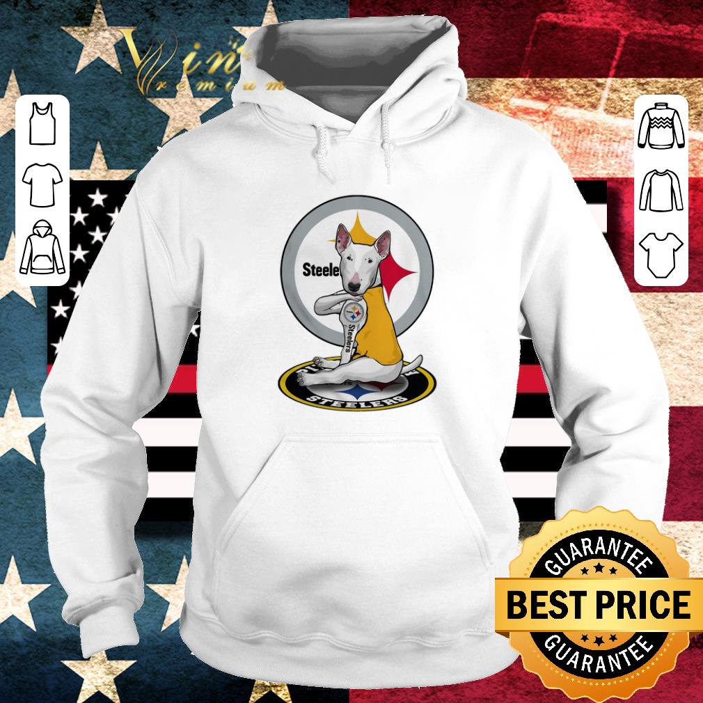 Pretty Bull Terrier Tattoo Pittsburgh Steelers Logo shirt
