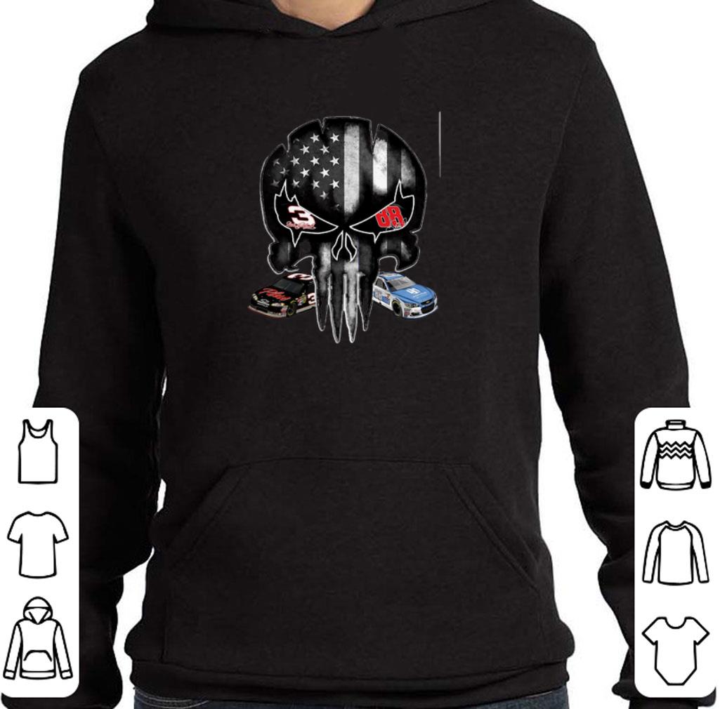Hot American flag skull Legends 3 Dale Earnhardt Jr 88 signature shirt