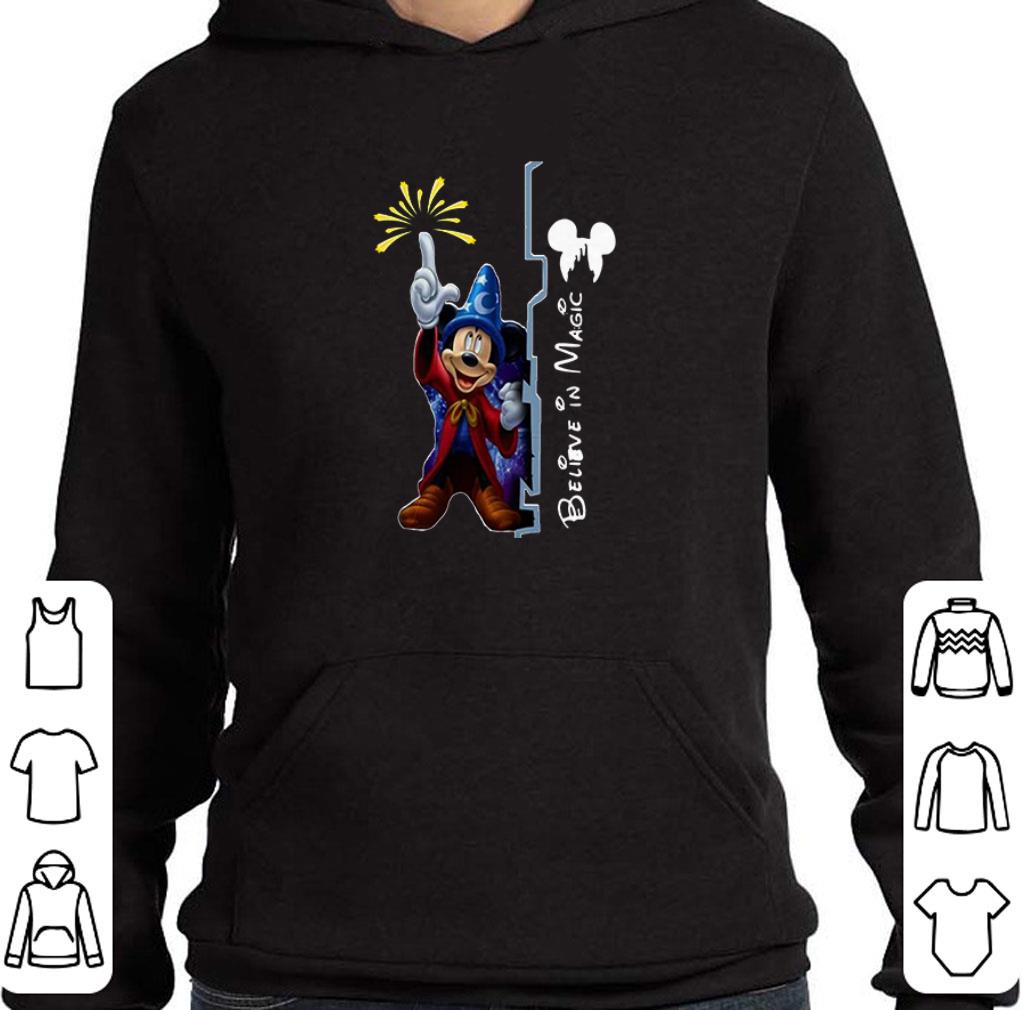 Hot Disney Mickey mouse believer in magic shirt