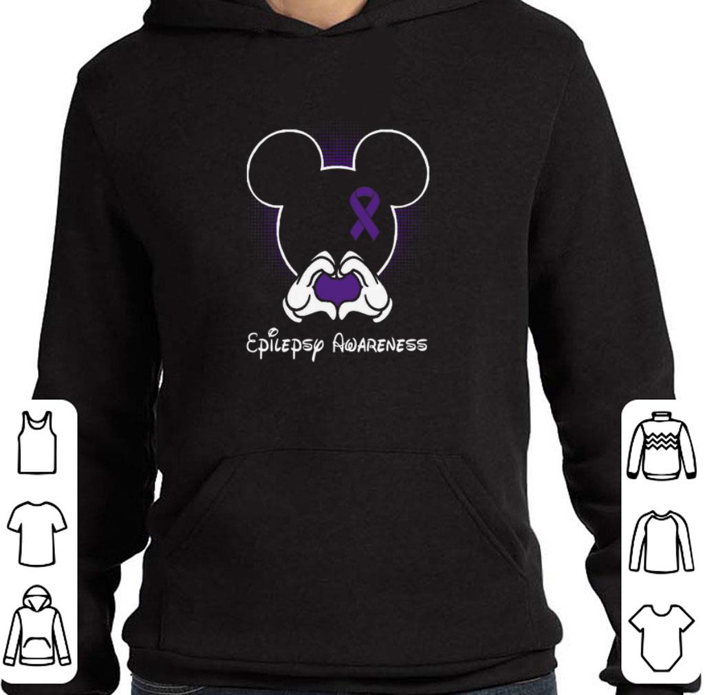 Hot Mickey Mouse and Epilepsy awareness shirt