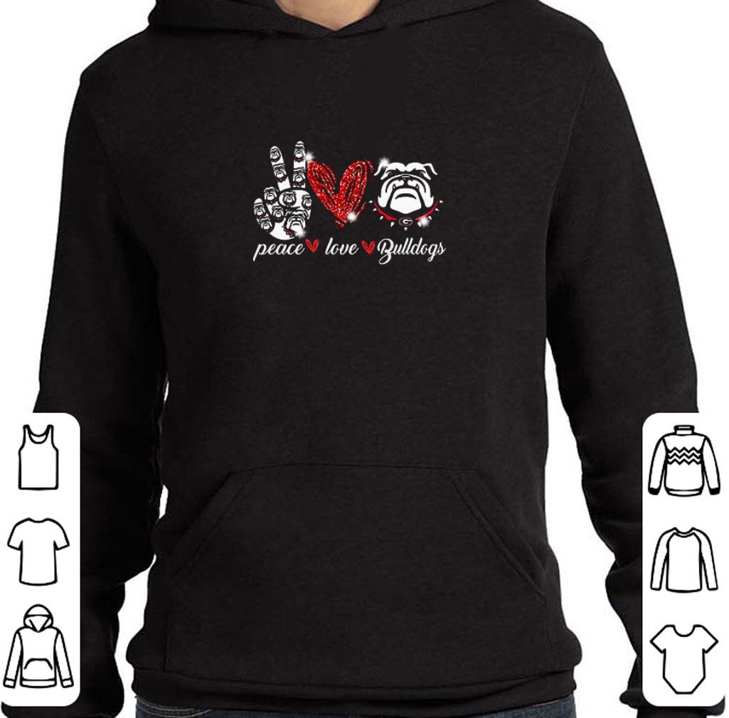 Hot Peace love Georgia Bulldogs shirt 6 Hot Peace love Georgia Bulldogs shirt