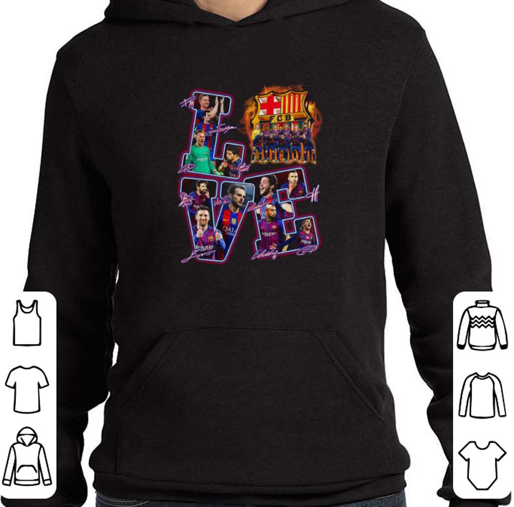 Love Barcelona logo signatures shirt 6 Love Barcelona logo signatures shirt