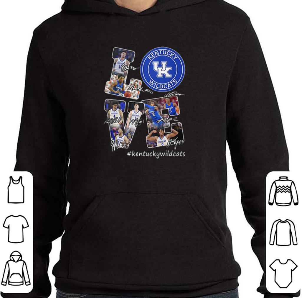 Official Love #KentuckyWildcats logo Signatures shirt