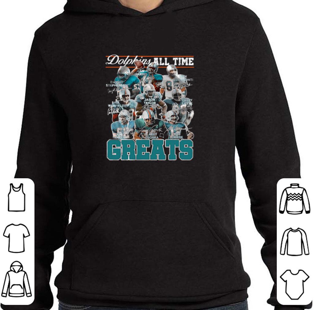 Official Miami Dolphins All Time Greats Legends Signatures shirt 6 Official Miami Dolphins All Time Greats Legends Signatures shirt