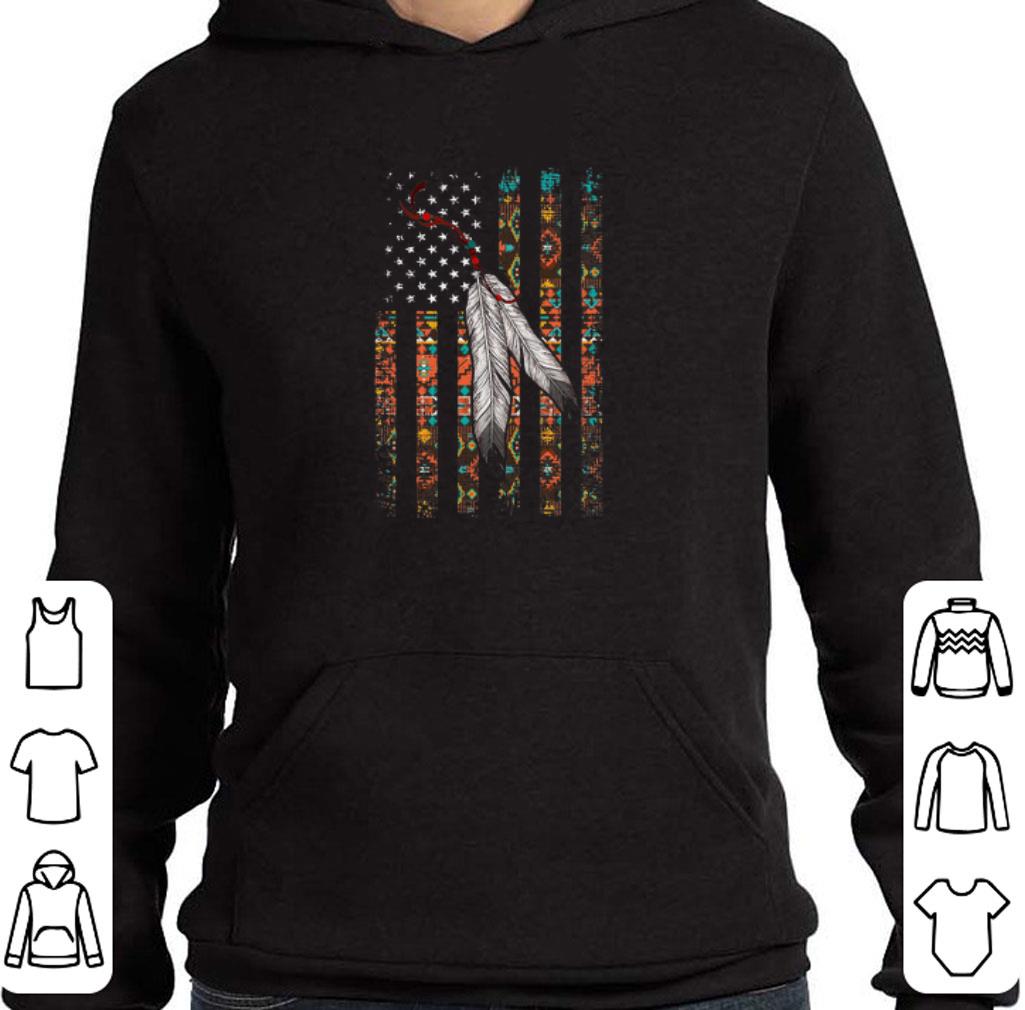 Original Indian Chief Native American Flag USA shirt