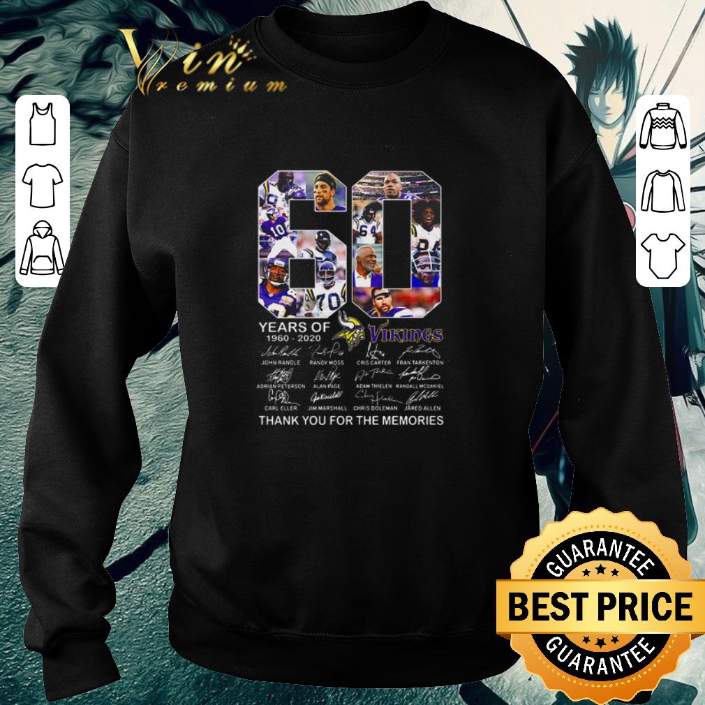 Top 60 Years Of Minnesota Vikings 1960-2020 signatures shirt 6 Top 60 Years Of Minnesota Vikings 1960-2020 signatures shirt