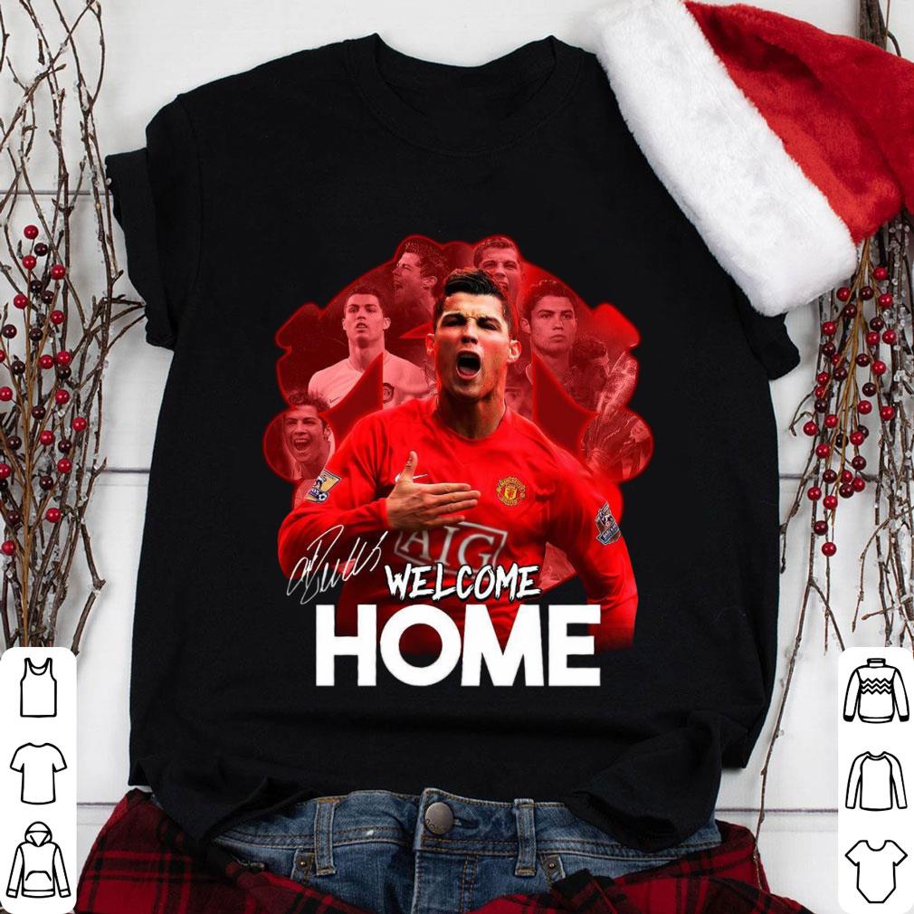 Awesome CR7 Cristiano Ronaldo Welcome Home Manchester United FC Shirt 8 CR7 Cristiano Ronaldo Welcome Home Manchester United FC Shirt