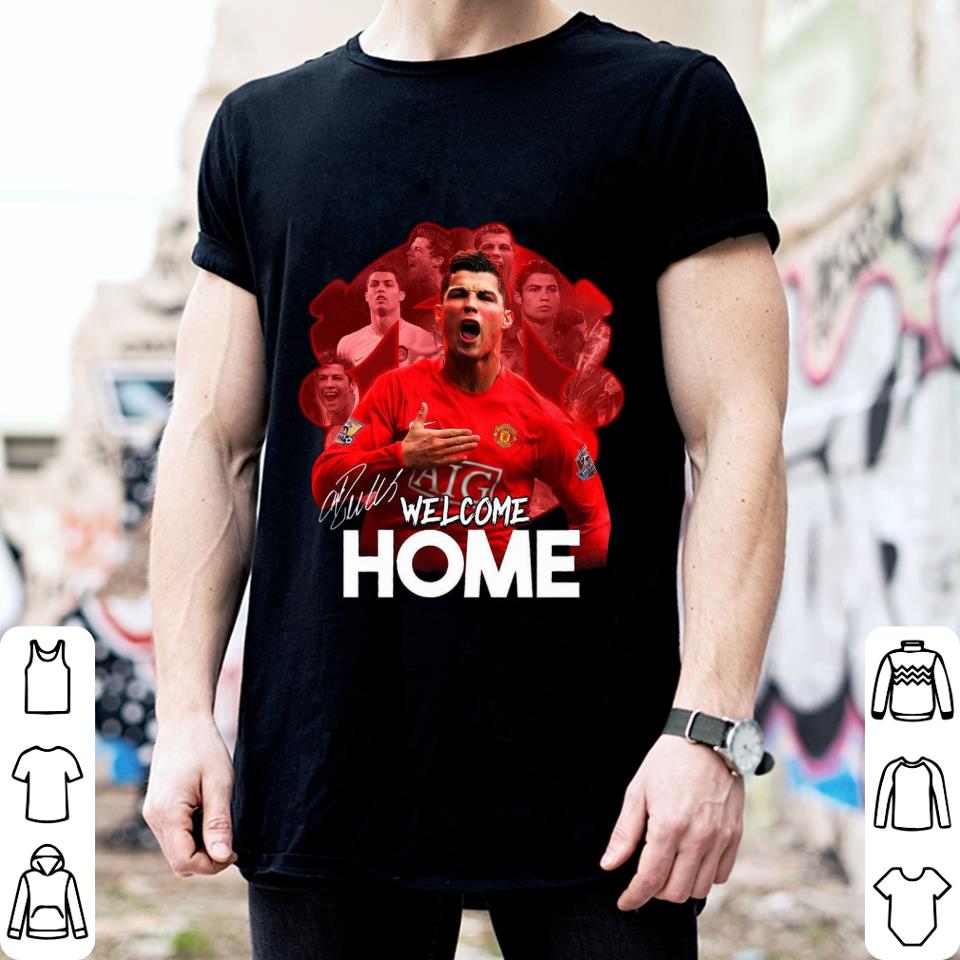 Awesome CR7 Cristiano Ronaldo Welcome Home Manchester United FC Shirt 9 CR7 Cristiano Ronaldo Welcome Home Manchester United FC Shirt