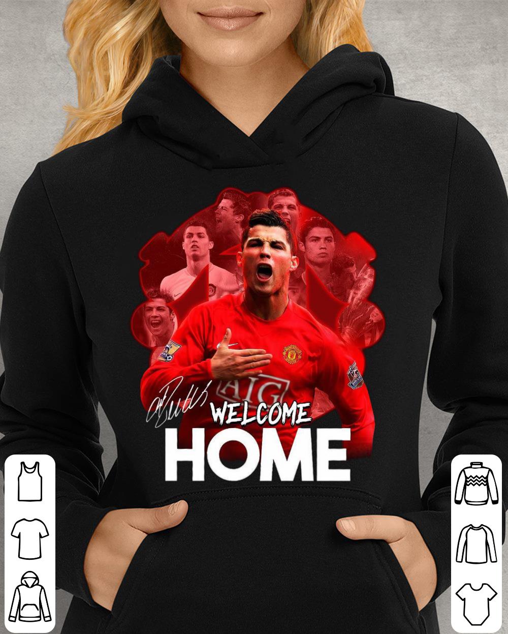 Awesome CR7 Cristiano Ronaldo Welcome Home Manchester United FC Shirt 11 CR7 Cristiano Ronaldo Welcome Home Manchester United FC Shirt