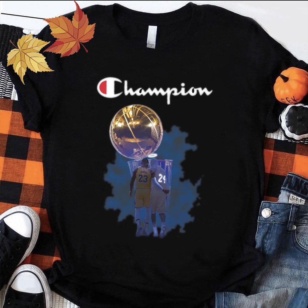 Original Champion LeBron James and Kobe Bryant Lakers Shirt 8 Champion LeBron James and Kobe Bryant Lakers Shirt