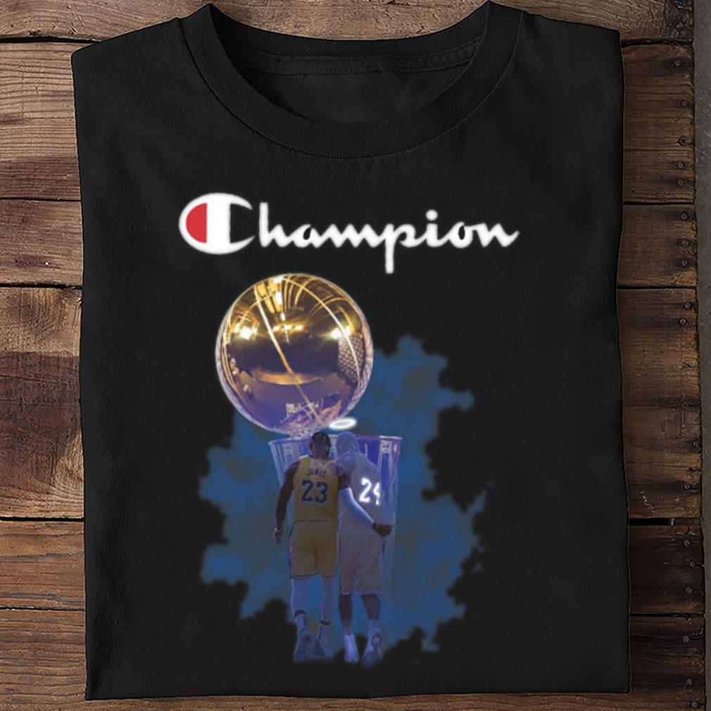 Original Champion LeBron James and Kobe Bryant Lakers Shirt 9 Champion LeBron James and Kobe Bryant Lakers Shirt