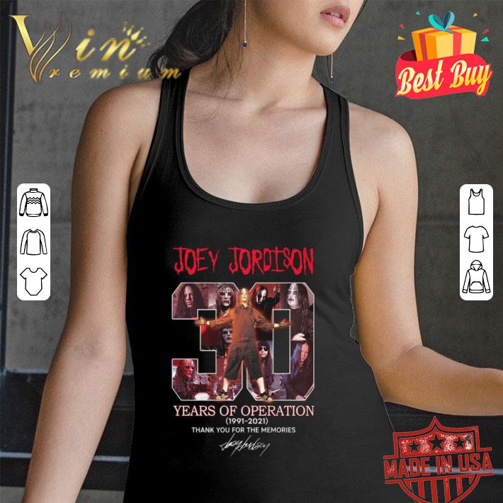 Hot Joey Jordison Slipknot band 30 years of Operation 1991-2021 thank you for the memories signature shirt 9 Joey Jordison Slipknot band 30 years of Operation 1991-2021 thank you for the memories signature shirt