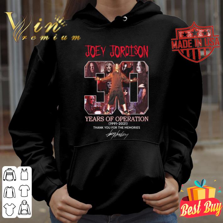 Hot Joey Jordison Slipknot band 30 years of Operation 1991-2021 thank you for the memories signature shirt 10 Joey Jordison Slipknot band 30 years of Operation 1991-2021 thank you for the memories signature shirt