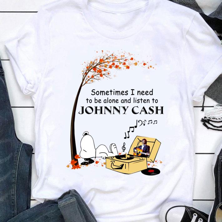 Funny Peanuts Snoopy Sometime I Need To Be Alone And Listen To Johnny Cash Shirt 8 Peanuts Snoopy Sometime I Need To Be Alone And Listen To Johnny Cash Shirt