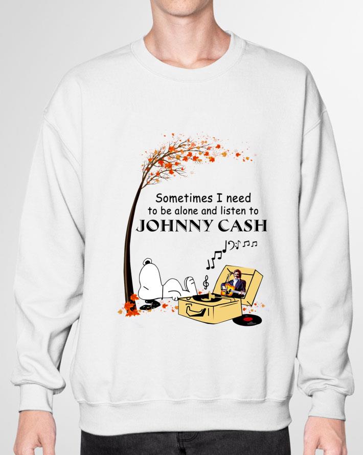 Funny Peanuts Snoopy Sometime I Need To Be Alone And Listen To Johnny Cash Shirt 10 Peanuts Snoopy Sometime I Need To Be Alone And Listen To Johnny Cash Shirt