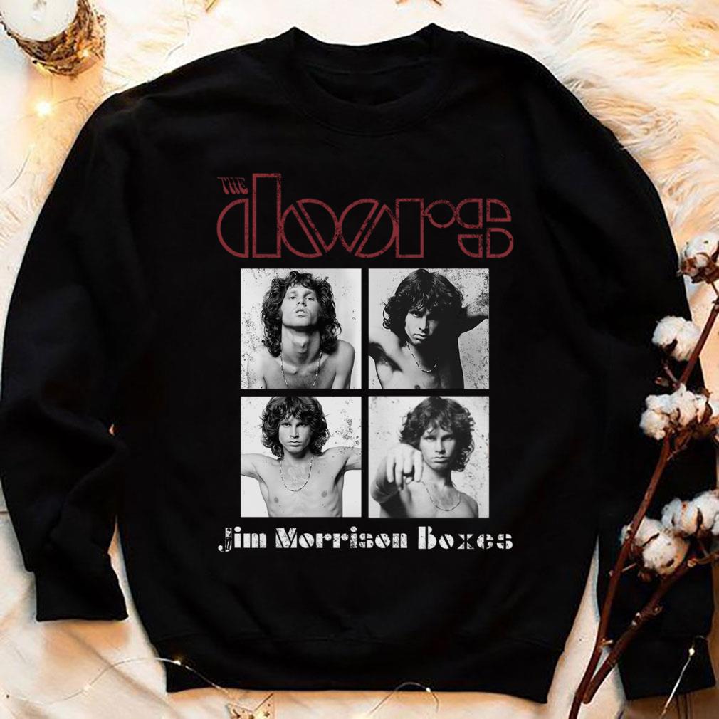 Original The Doors band rock members Jim Morrison Boxes shirt 11 The Doors band rock members Jim Morrison Boxes shirt