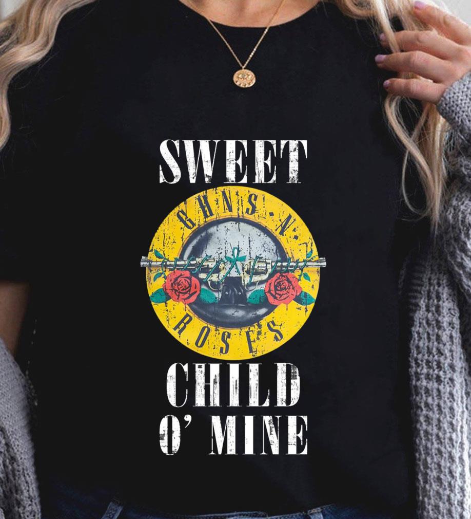 Funny Guns N' Roses band hard rock Sweet Child O' Mine shirt 9 Guns N' Roses band hard rock Sweet Child O' Mine shirt