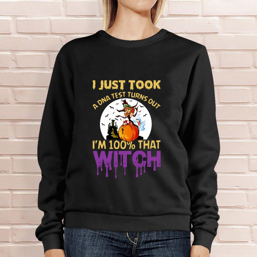 Funny Halloween i just took a DNA test turns out i'm 100% that witch shirt 11 Halloween i just took a DNA test turns out i'm 100% that witch shirt