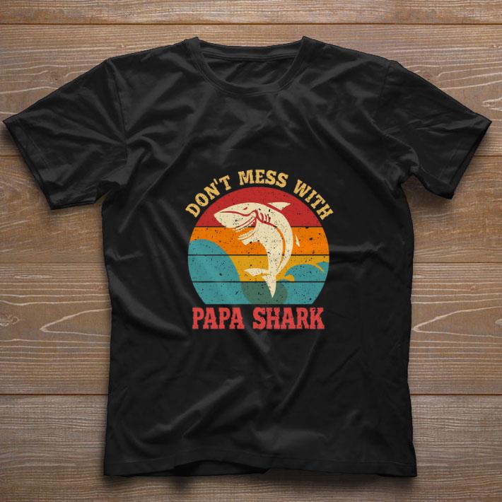 Top Don’t Mess With Papa Shark Vintage shirt 1 Top Don’t Mess With Papa Shark Vintage shirt 1