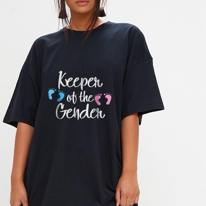 Awesome Keeper Of The Gender Reveal Party Idea Baby Announcement Shirt Hoodie Sweater Longsleeve T Shirt