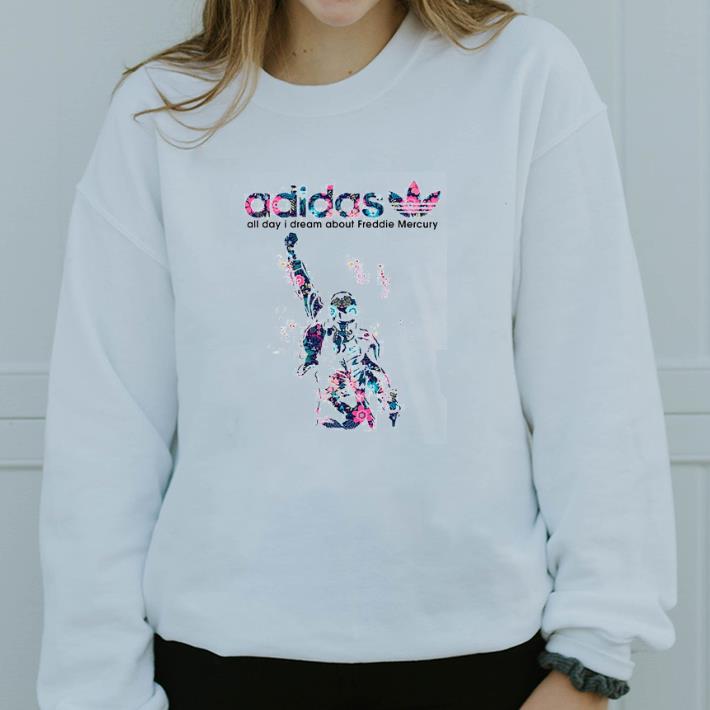 Awesome adidas all day i dream about Freddie Mercury shirt 3 Awesome adidas all day i dream about Freddie Mercury shirt 3